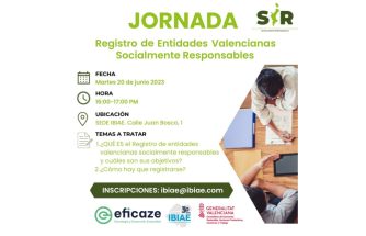Jornada: 'Registro de Entidades Valencianas Socialmente Responsables'