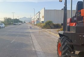 Obras en los polígonos industriales de Onil