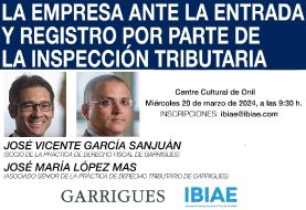 La empresa ante la entrada y registro por parte de la Inspección Tributaria