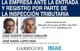 La empresa ante la entrada y registro por parte de la Inspección Tributaria