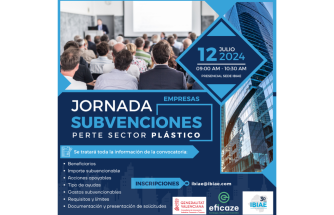 Jornada Informativa: PERTE SECTOR DEL PLÁSTICO