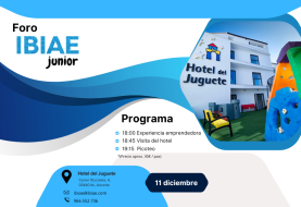 Participa en el próximo encuentro de IBIAE Junior: miércoles 11 de diciembre