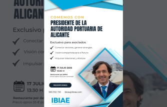 Comida con el Presidente de la Autoridad Portuaria de Alicante