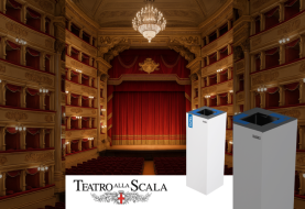 La papelera de reciclaje Alicante de CERVIC ENVIRONMENT se instala en el Teatro alla Scala de Milán