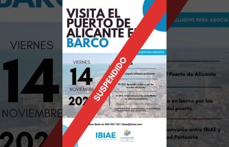 IBIAE visita el Puerto de Alicante en barco