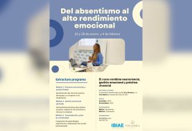 'Del absentismo al alto rendimiento emocional': curso de formación el 22 y 28 de enero y 4 de febrero