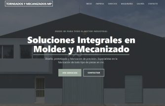 TORNEADOS Y MECANIZADOS MP estrena nueva página web para reforzar su presencia digital
