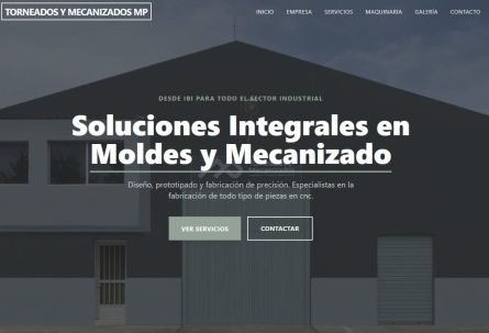 TORNEADOS Y MECANIZADOS MP estrena nueva página web para reforzar su presencia digital