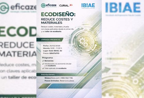 IBIAE organiza una jornada gratuita sobre ecodiseño para reducir costes y materiales en las empresas