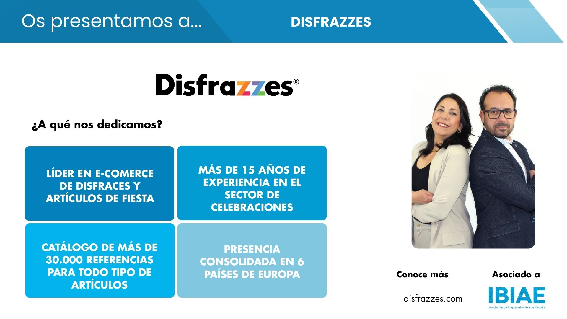 DISFRAZZES, venta online de disfraces y artículos de fiesta con presencia en seis países europeos