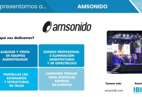AM SONIDO ofrece soluciones audiovisuales e infraestructuras técnicas para todo tipo de eventos