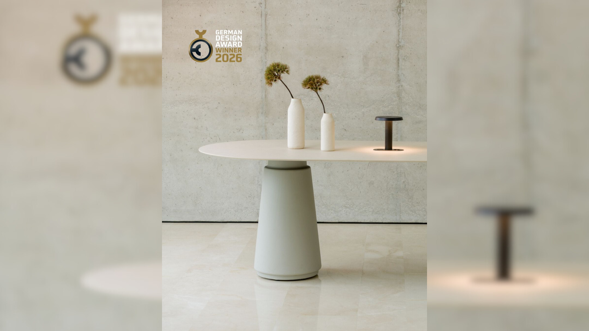 La colección de mesas DORIK de ACTIU recibe un German Design Award