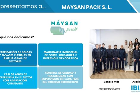 MÁYSAN PACK S.L., fabricación de envases plásticos a medida para industria y comercio