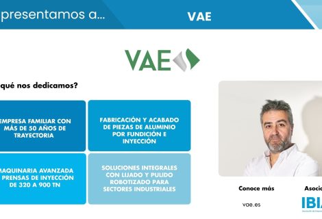 VAE ofrece servicios de fabricación y acabado de piezas de aluminio para sectores industriales