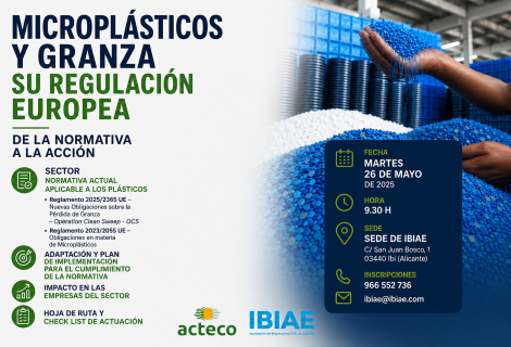Jornada sobre microplásticos y granza: normativa europea y aplicación práctica para las empresas del sector