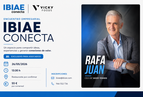 IBIAE Conecta con Rafa Juan, CEO de Vicky Foods
