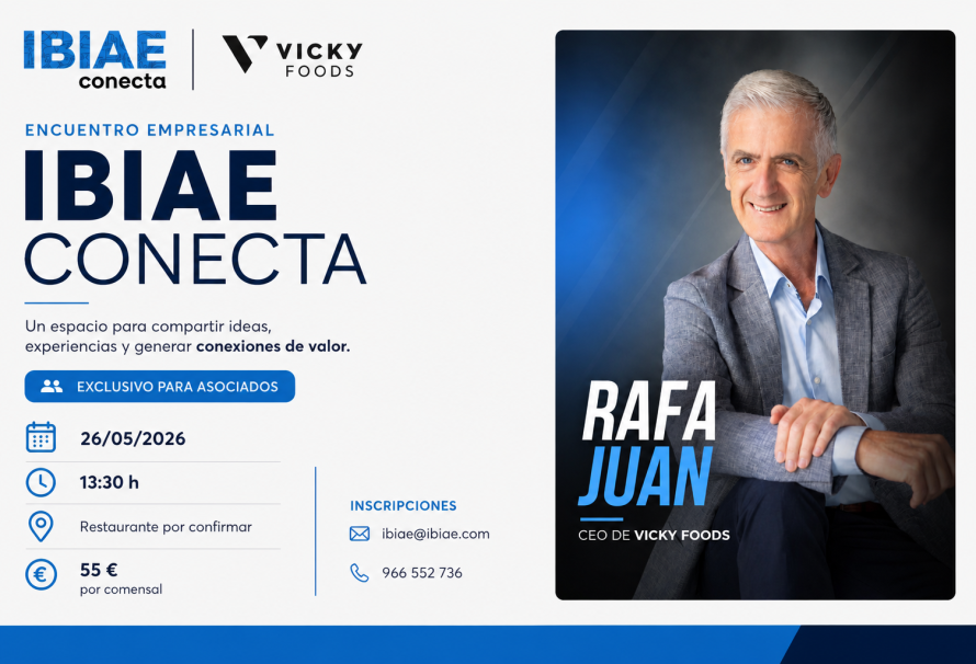 IBIAE Conecta con Rafa Juan, CEO de Vicky Foods