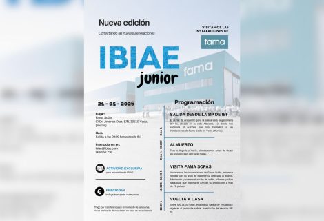 IBIAE Junior visita las instalaciones de Fama Sofás en Yecla