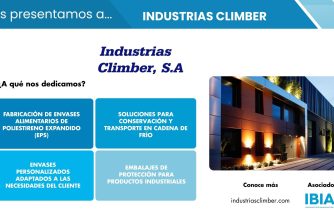 INDUSTRIAS CLIMBER fabrica soluciones de embalaje en poliestireno expandido desde 1988