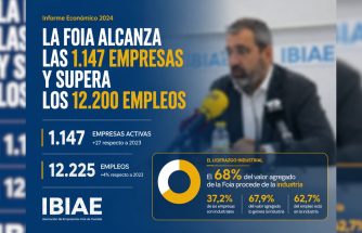 La Foia de Castalla alcanza las 1.147 empresas y supera los 12.200 empleos en 2024