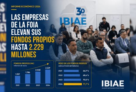 Las empresas de la Foia elevan sus fondos propios hasta los 2.229 millones y refuerzan su capitalización