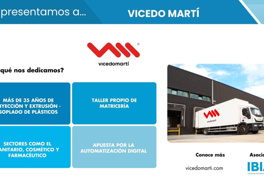 VICEDO MARTÍ S.L. más de 35 años desarrollando soluciones innovadoras en inyección y soplado de plásticos