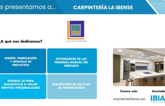 CARPINTERÍA LA IBENSE, más de 30 años diseñando y fabricando proyectos de carpintería a medida