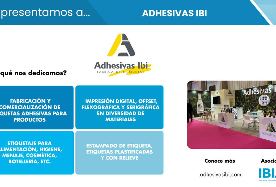 ADHESIVAS IBI apuesta por un etiquetado personalizado con las principales tecnologías de impresión