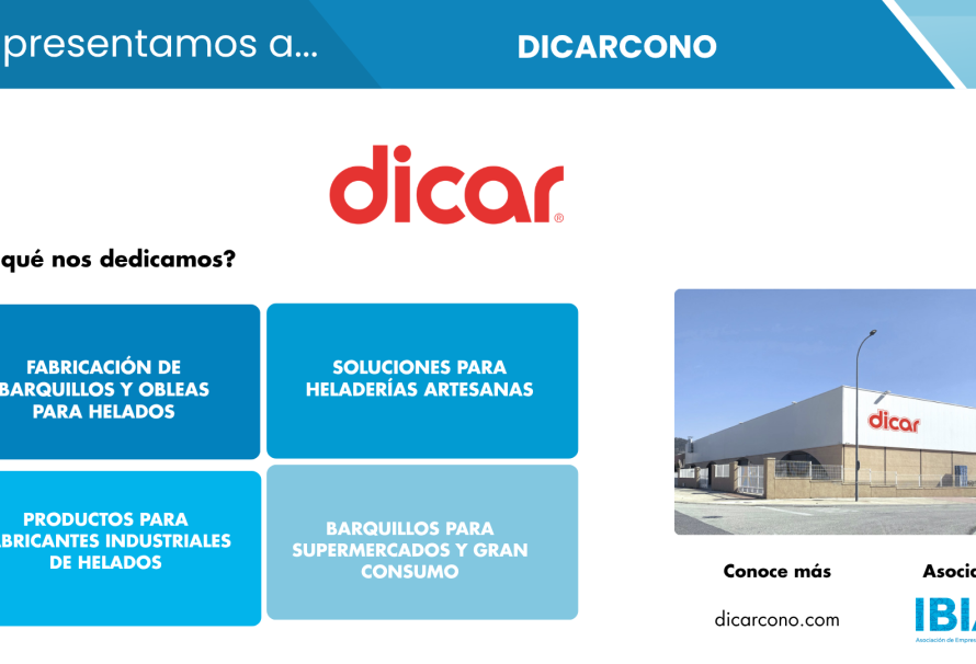 DICAR, más de 70 años fabricando barquillos y obleas para la industria del helado