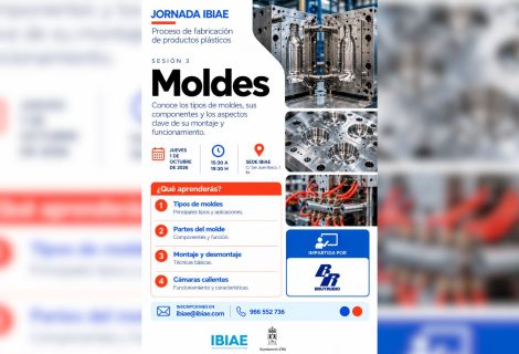 La tercera sesión del Programa de Formación Interna de Proceso de Fabricación de Productos Plásticos estará dedicada a los moldes