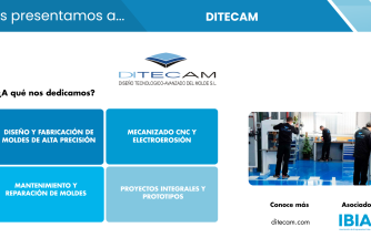 DITECAM aporta soluciones de alta precisión para el diseño, fabricación y mantenimiento de moldes