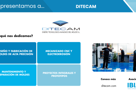 DITECAM aporta soluciones de alta precisión para el diseño, fabricación y mantenimiento de moldes