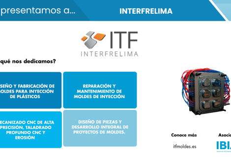 INTERFRELIMA aporta más de 30 años de experiencia en la fabricación de moldes para inyección de plástico