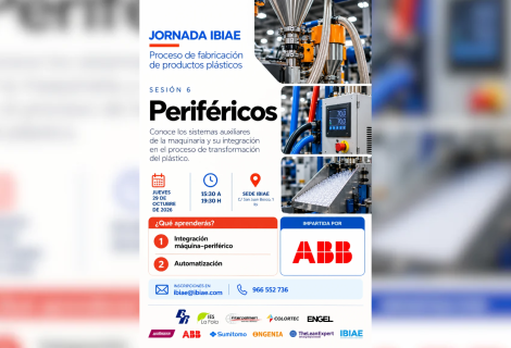 IBIAE abre al público una jornada sobre periféricos y automatización en la industria del plástico