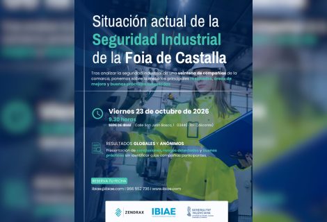 IBIAE presenta los resultados de un estudio sobre la seguridad industrial en la Foia de Castalla