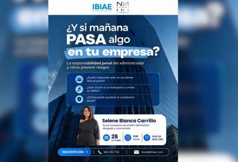 ¿Hasta dónde llega la responsabilidad penal de un empresario? IBIAE abordará cómo prevenir riesgos legales en las compañías