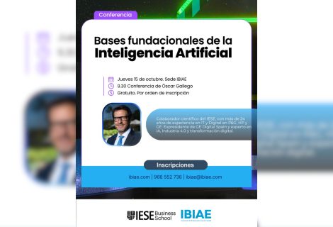 Nueva conferencia sobre Inteligencia Artificial con Óscar Gallego el 15 de octubre